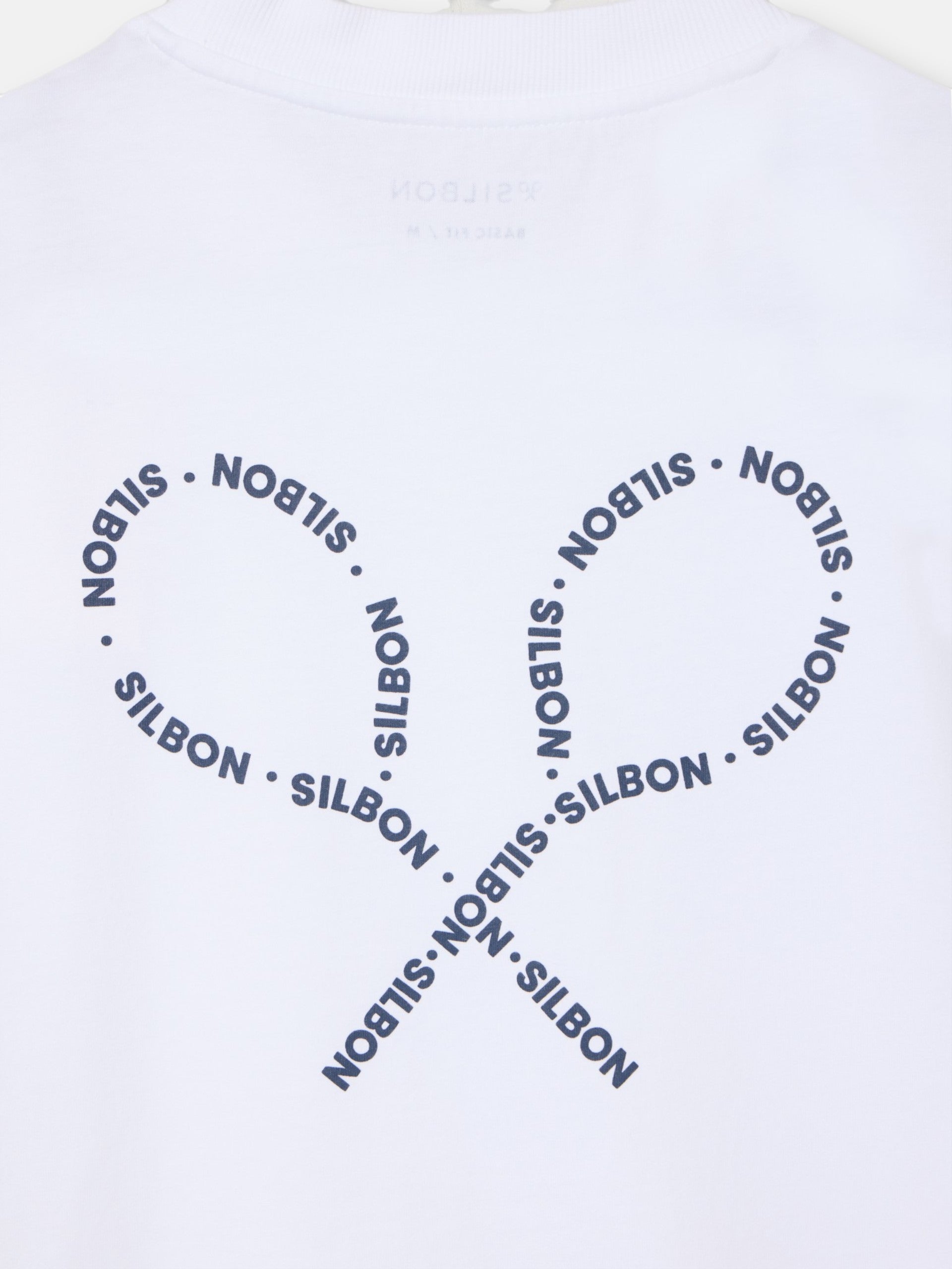 Camiseta Silbon Hombre Raquetas Lettering Blanco · imagen 8