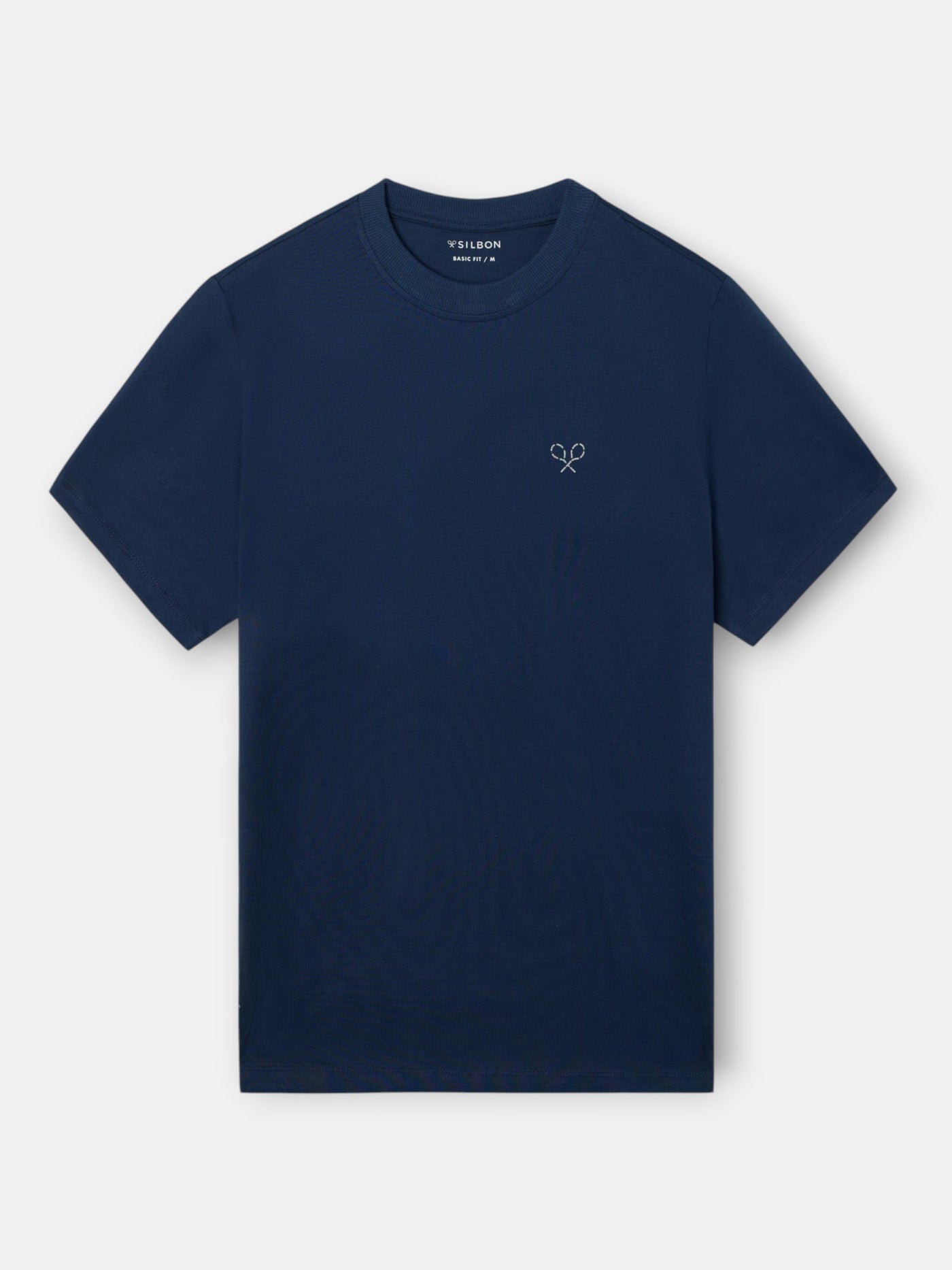 Camiseta Silbon Hombre Raquetas Lettering Azul · imagen 8