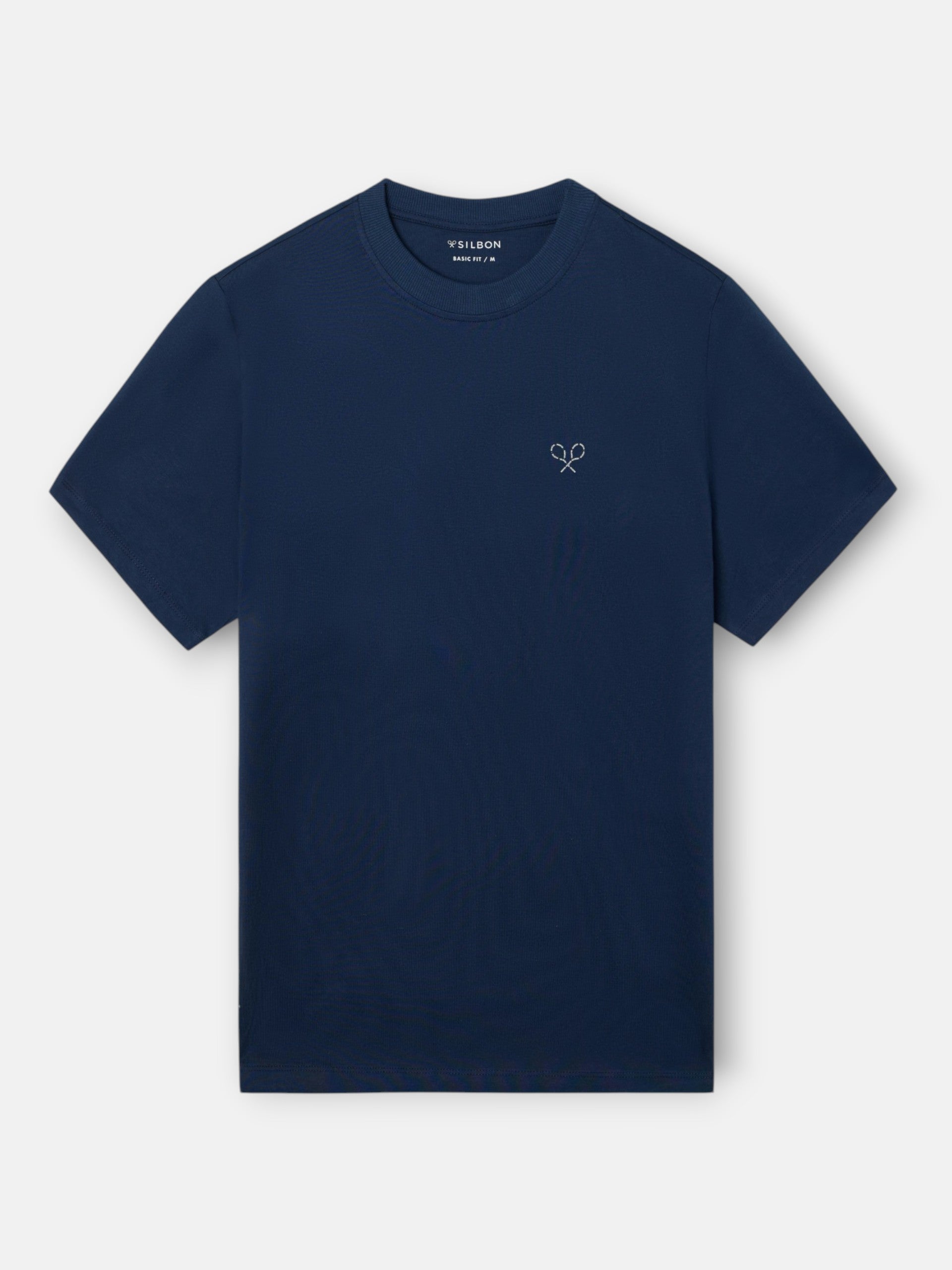 Camiseta Silbon Hombre Raquetas Lettering Azul · imagen 8