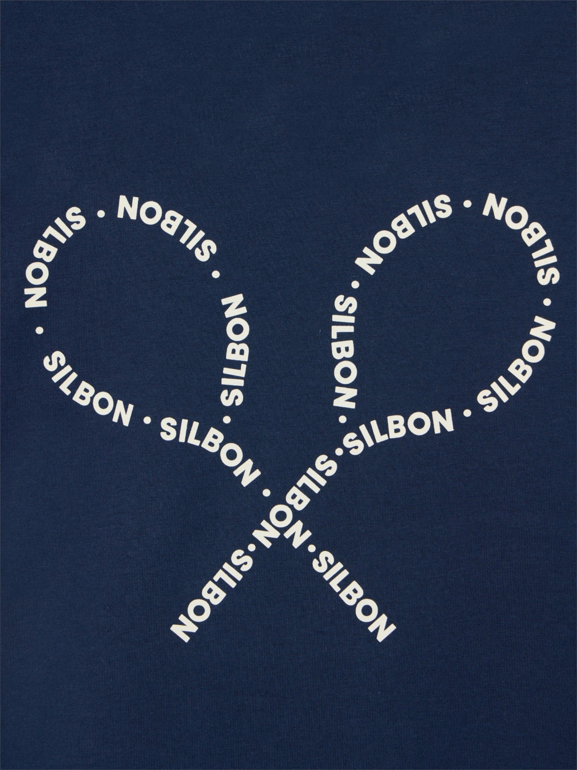 Camiseta Silbon Hombre Raquetas Lettering Azul · imagen 7