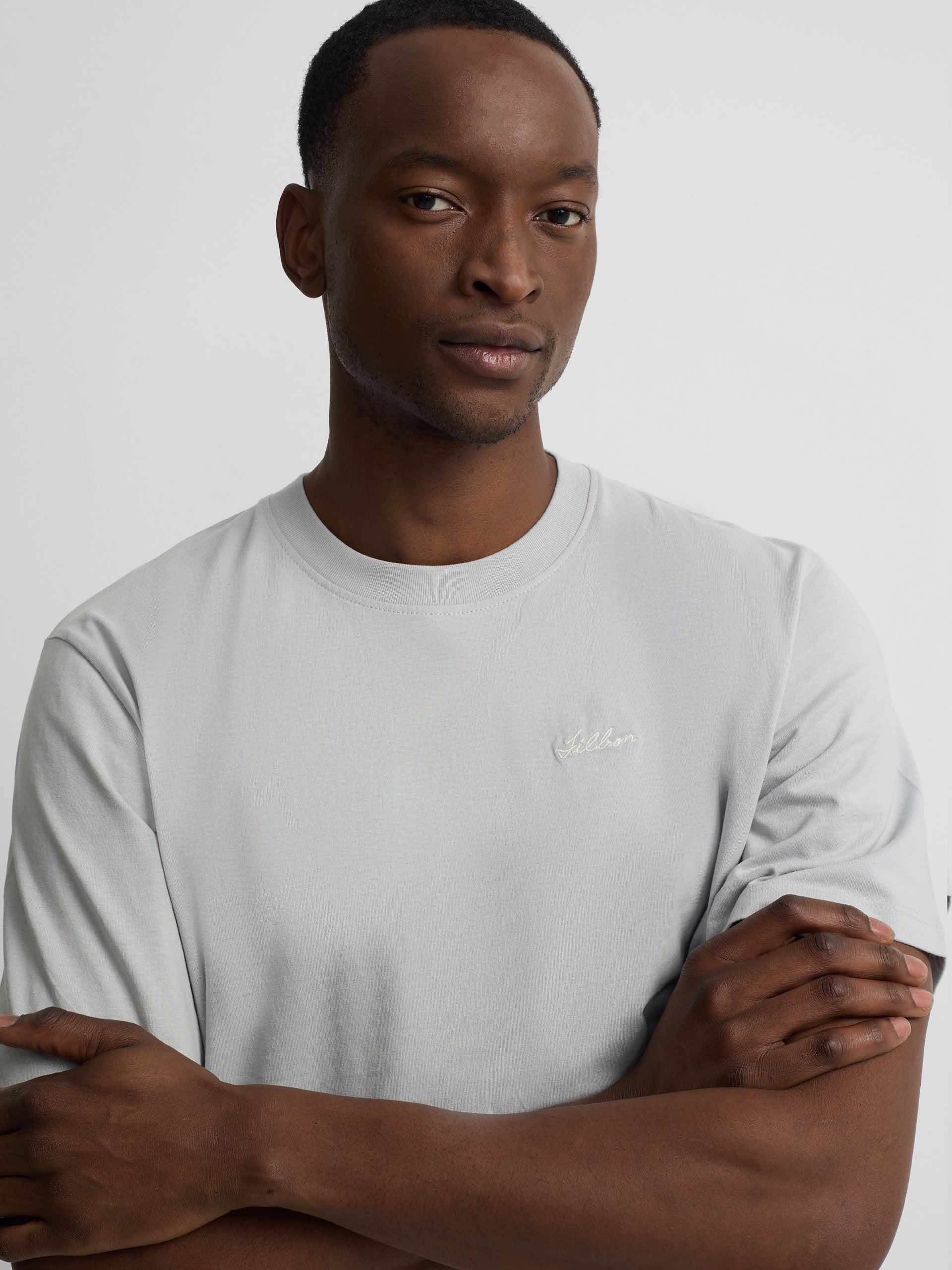 Camiseta Silbon Hombre Hotel Bleu Gris Azul · imagen 6