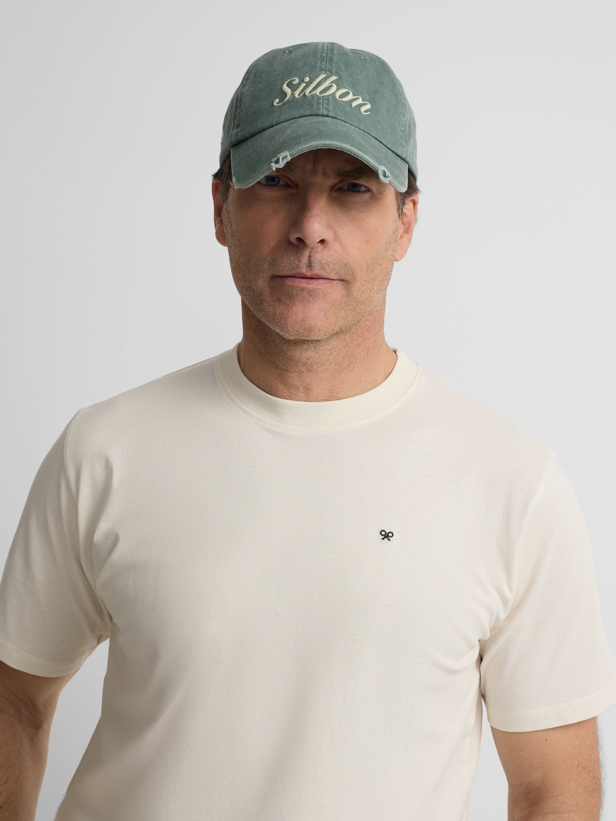 Camiseta Silbon Hombre Country House Crema · imagen 3