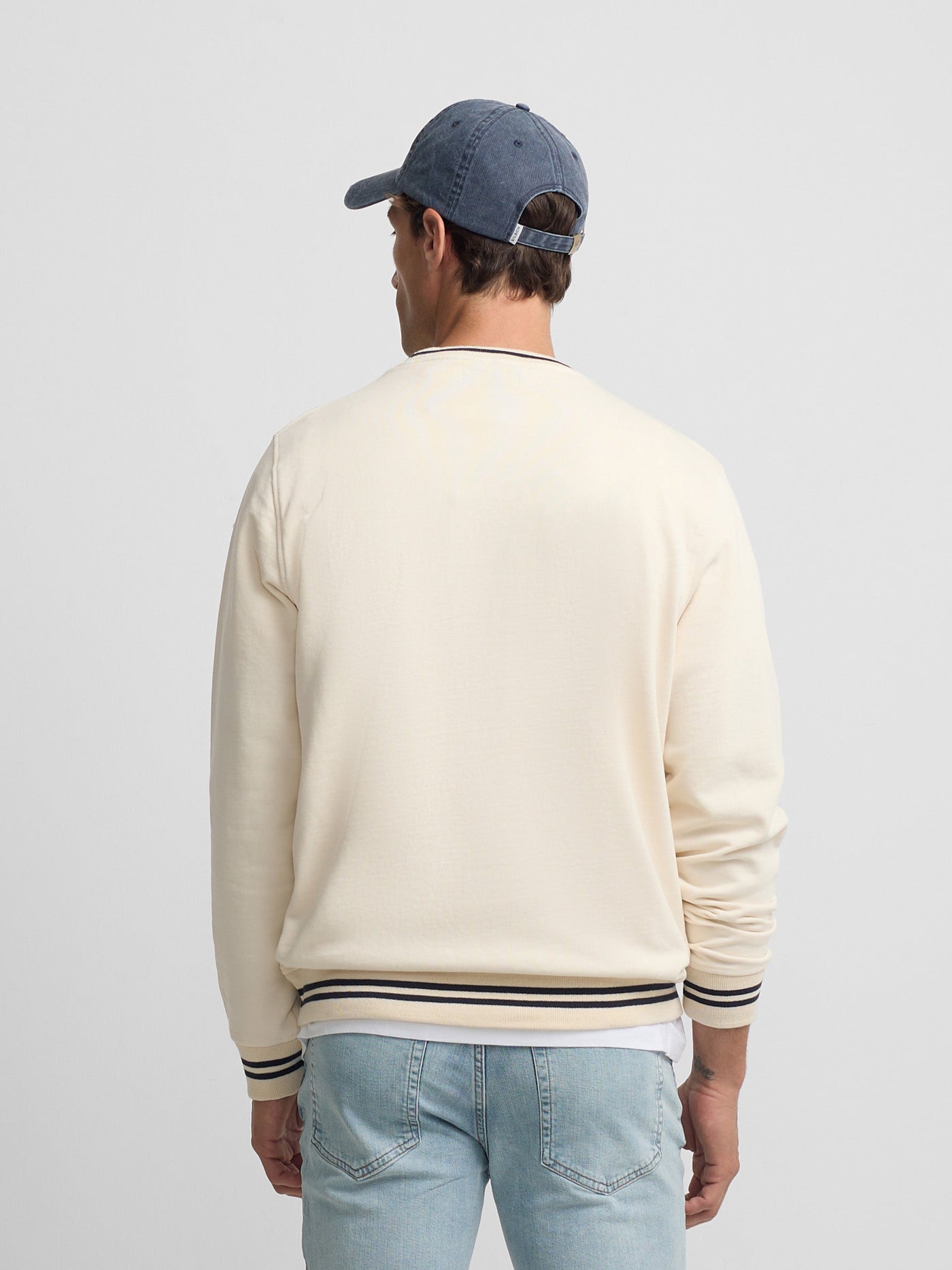 Sudadera Silbon Hombre Ribs Retro verde oscuro · imagen 3