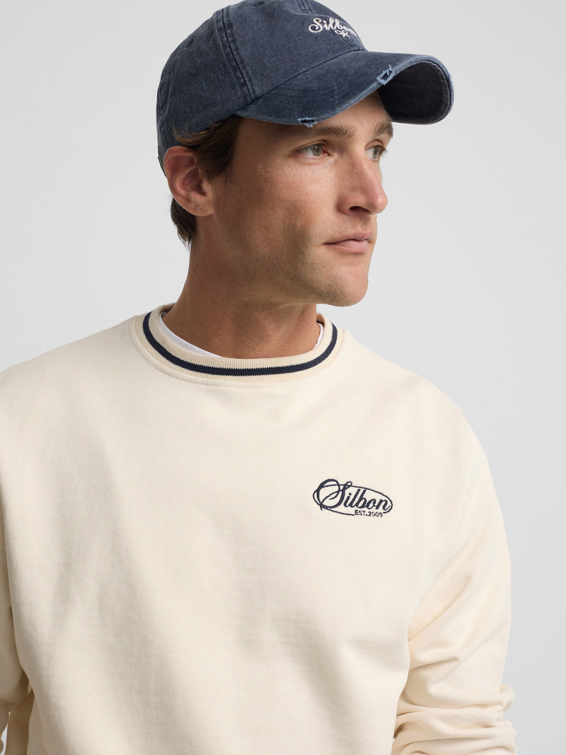 Sudadera Silbon Hombre Ribs Retro verde oscuro