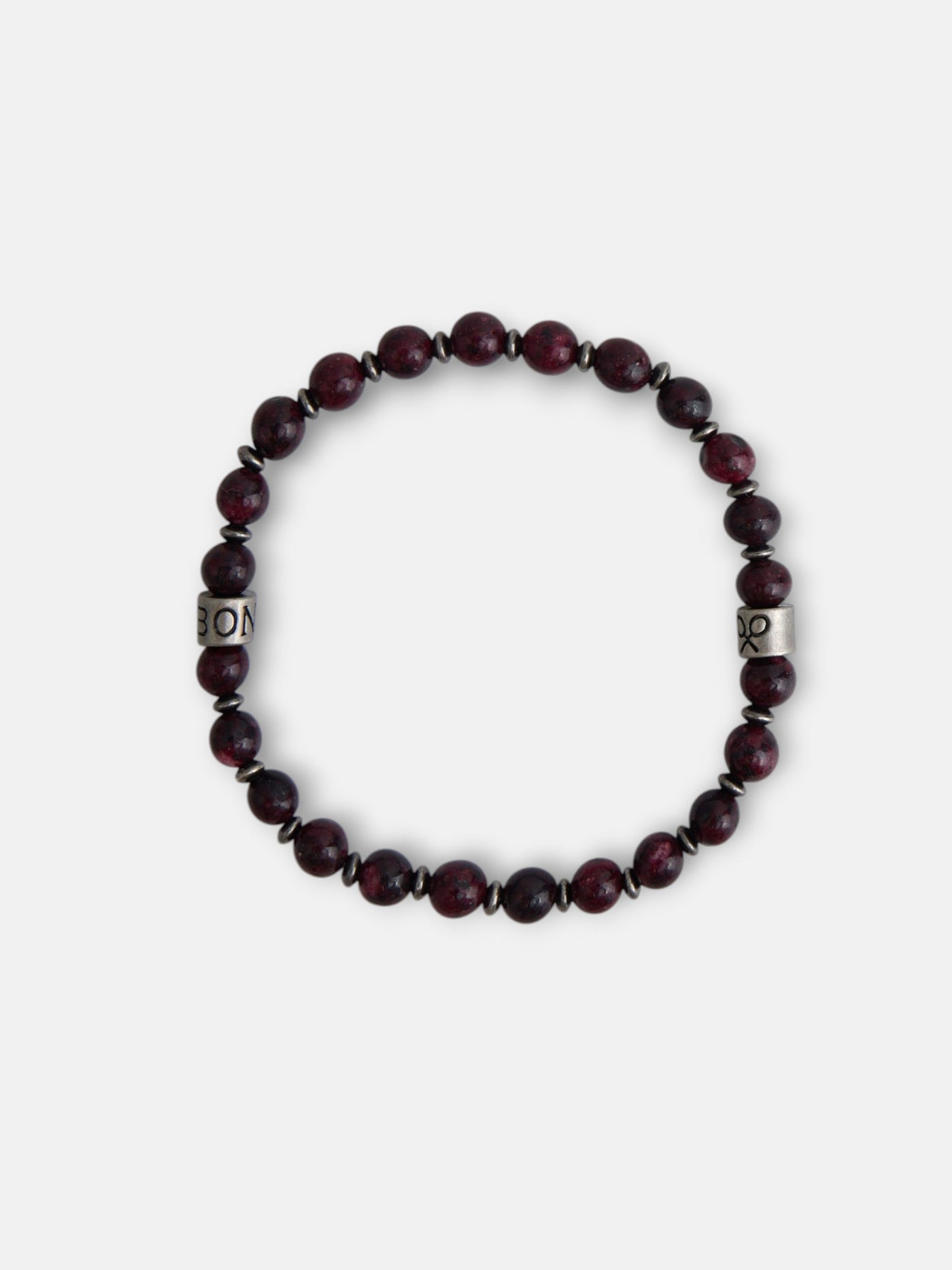 Pulsera Silbon Hombre Piedras Charm Marrón · imagen 2