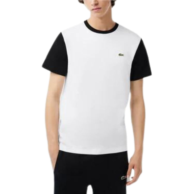 Camisetas Lacoste Hombre Tee-Shirt · Negro Rojo
