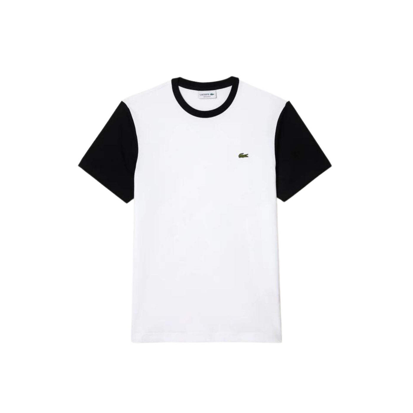 Camisetas Lacoste Hombre Tee-Shirt · Negro Rojo · imagen 4