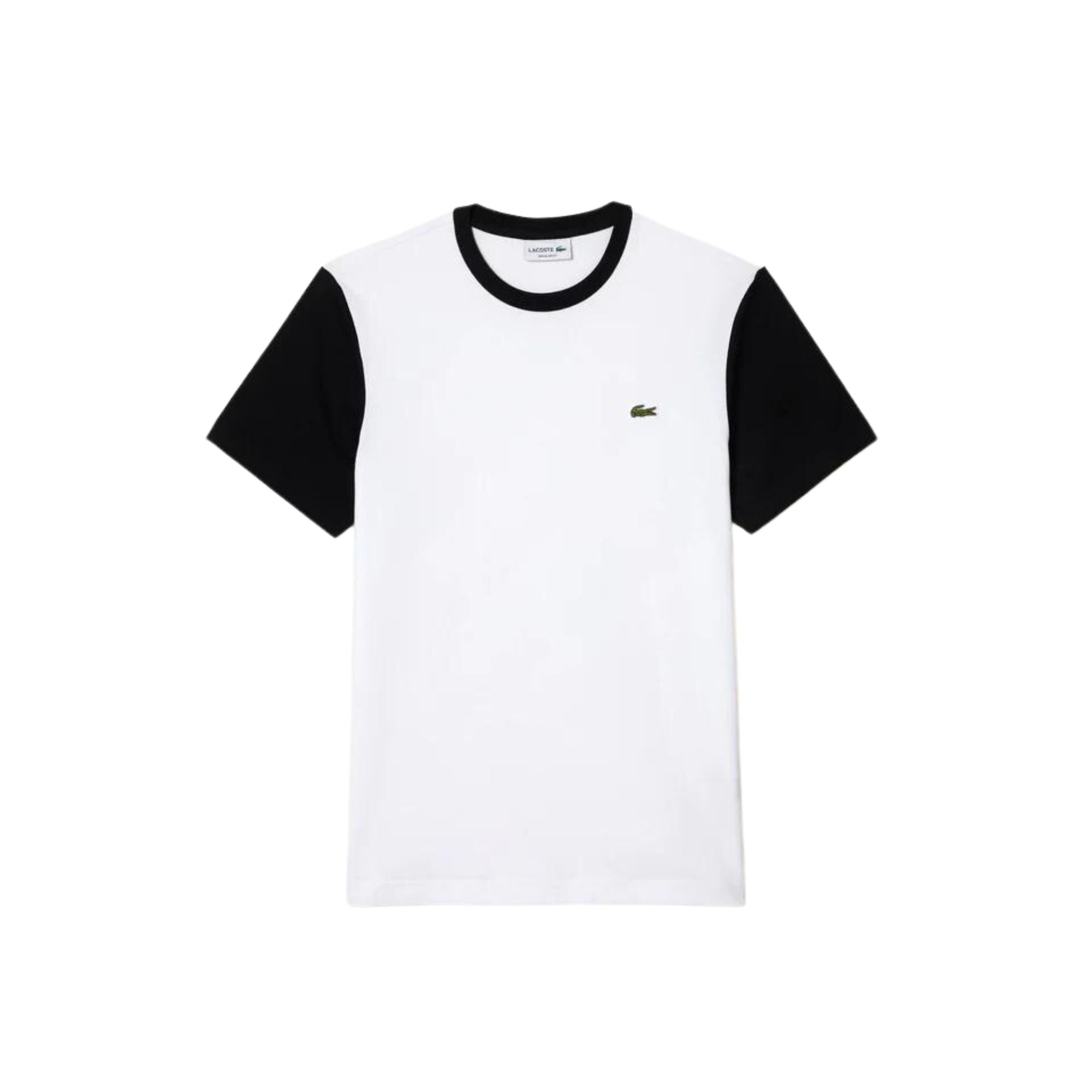 Camisetas Lacoste Hombre Tee-Shirt · Negro Rojo · imagen 4