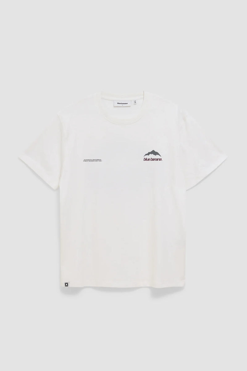 Camiseta Mountain Blanca | Blue Banana