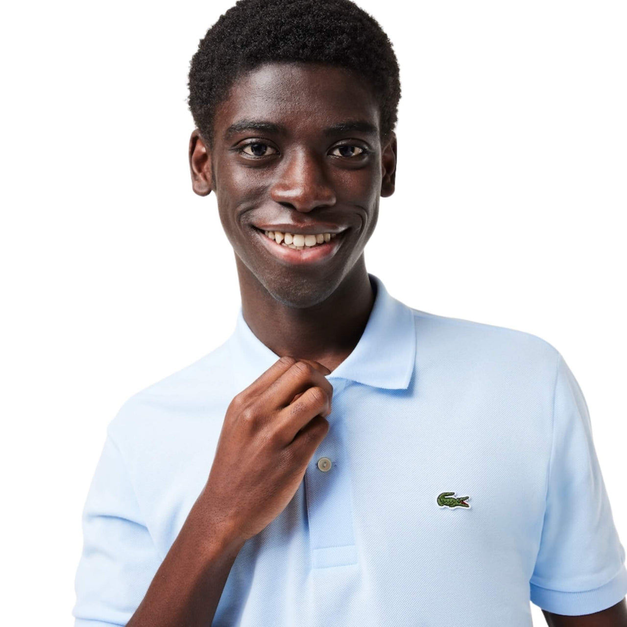 L1212T01 Polos Lacoste Hombre L1212 - Short Sleeved Ribbed Collar Shirt