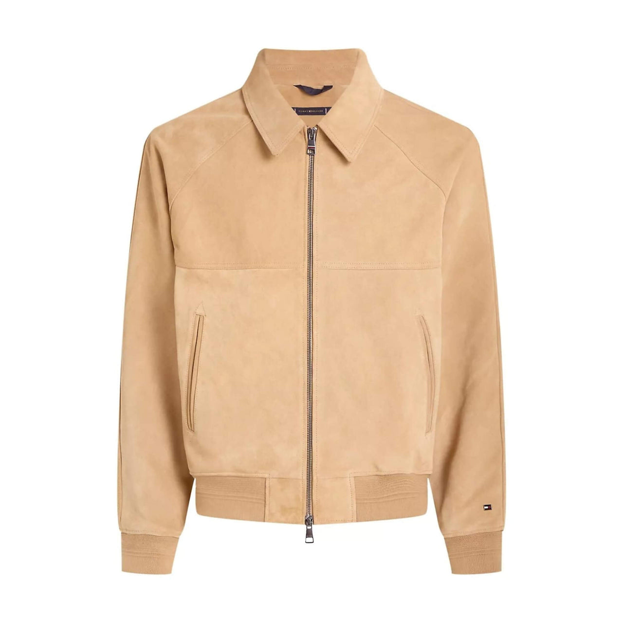 Mw0Mw33758Rbl Cazadoras Tommy Hilfiger Hombre Dc Suede Harrington Jacket