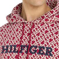 Thumbnail for Mw0Mw34186Xjv Sudaderas Tommy Hilfiger Hombre Aop Monogram Hoody