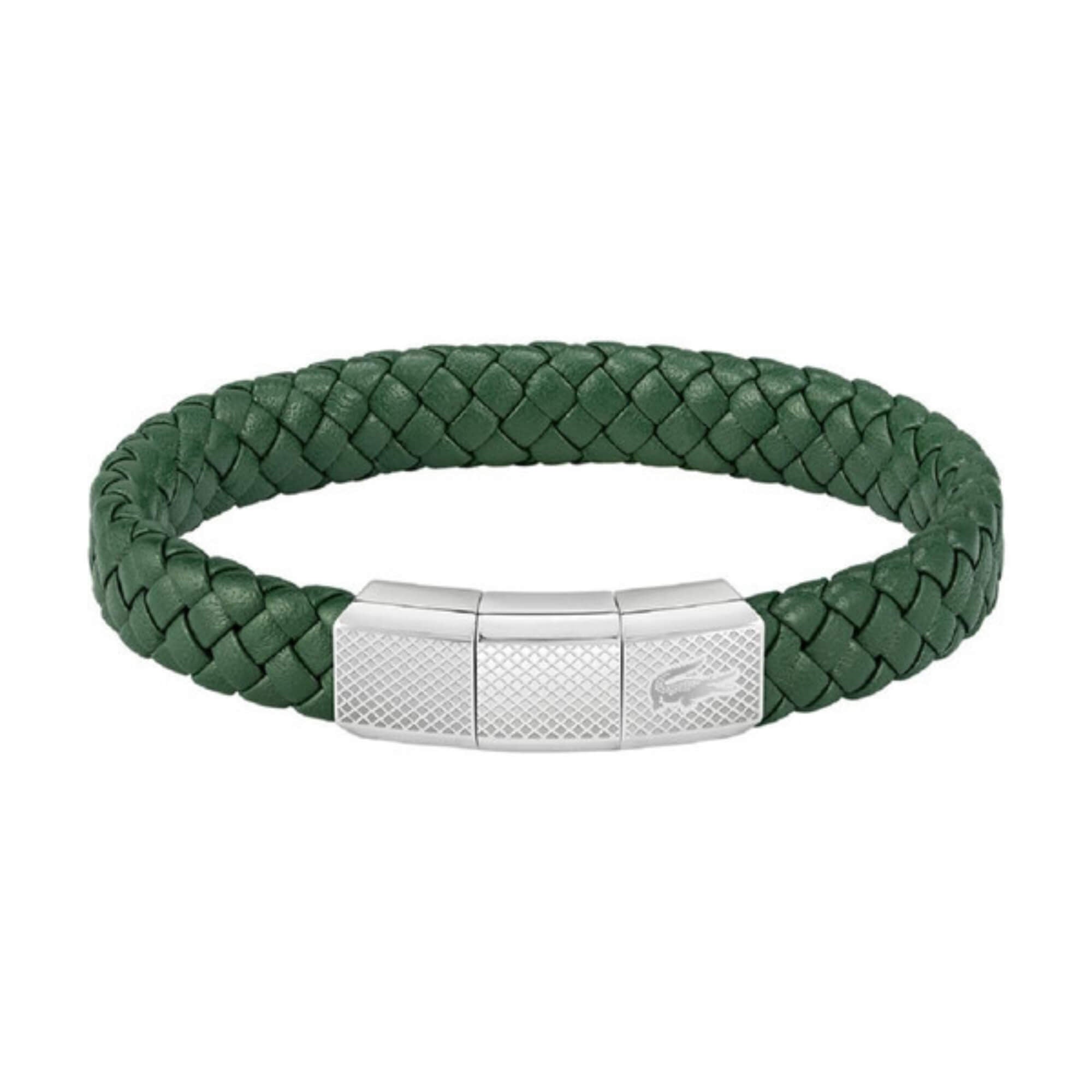 Bisuteria Lacoste Hombre Rokel Piel Verde · imagen 1