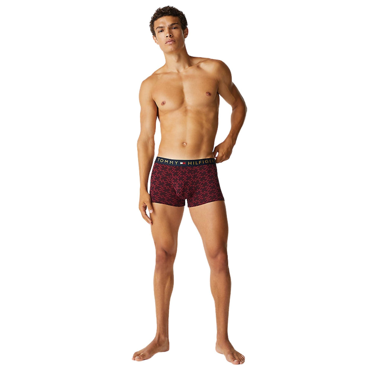 UM0UM019660KH Calzoncillo boxer tommy trunk print