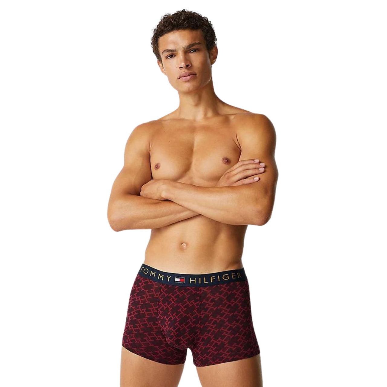 UM0UM019660KH Calzoncillo boxer tommy trunk print