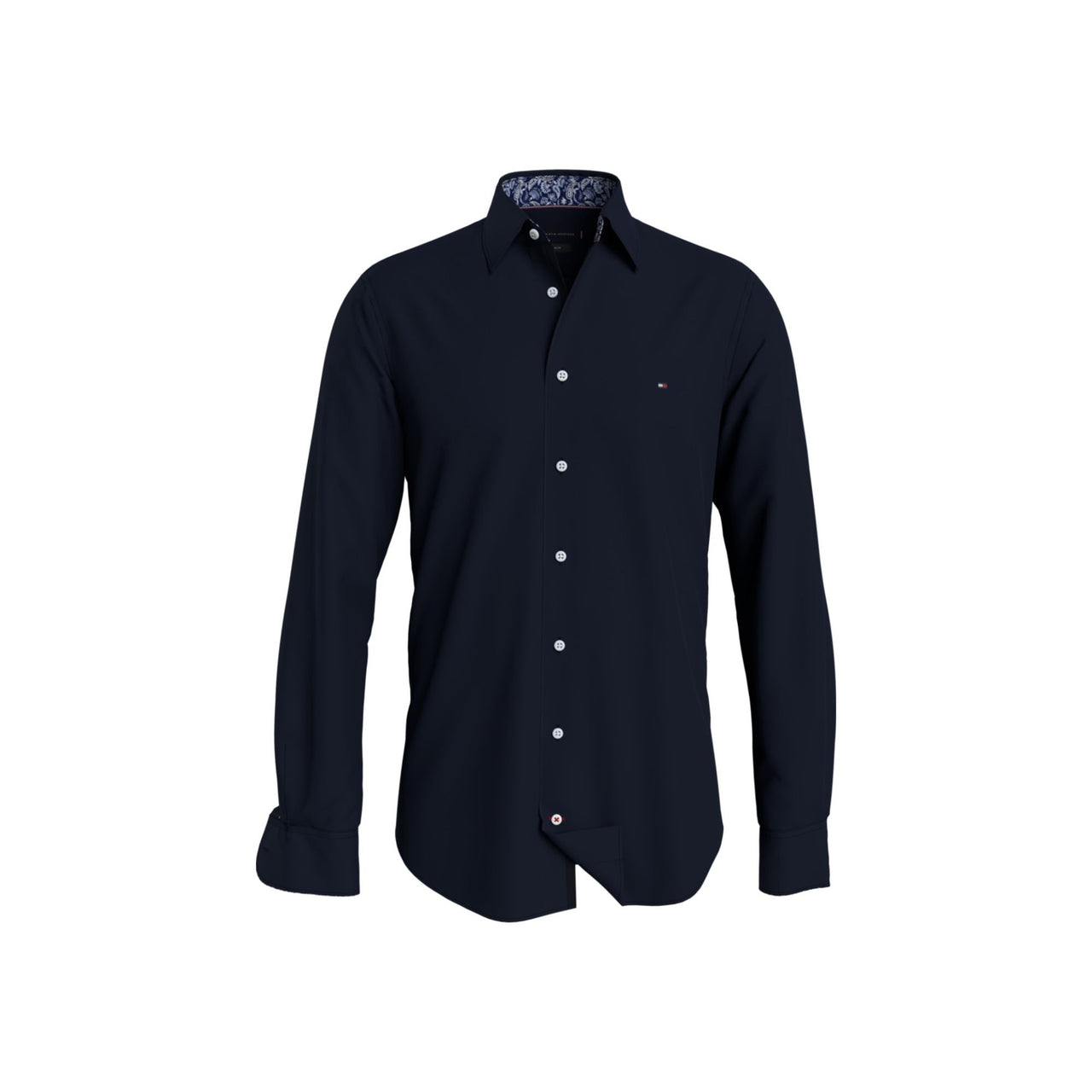 MW0MW28395DCA Camisa tommy cl solid poplin sf shirt