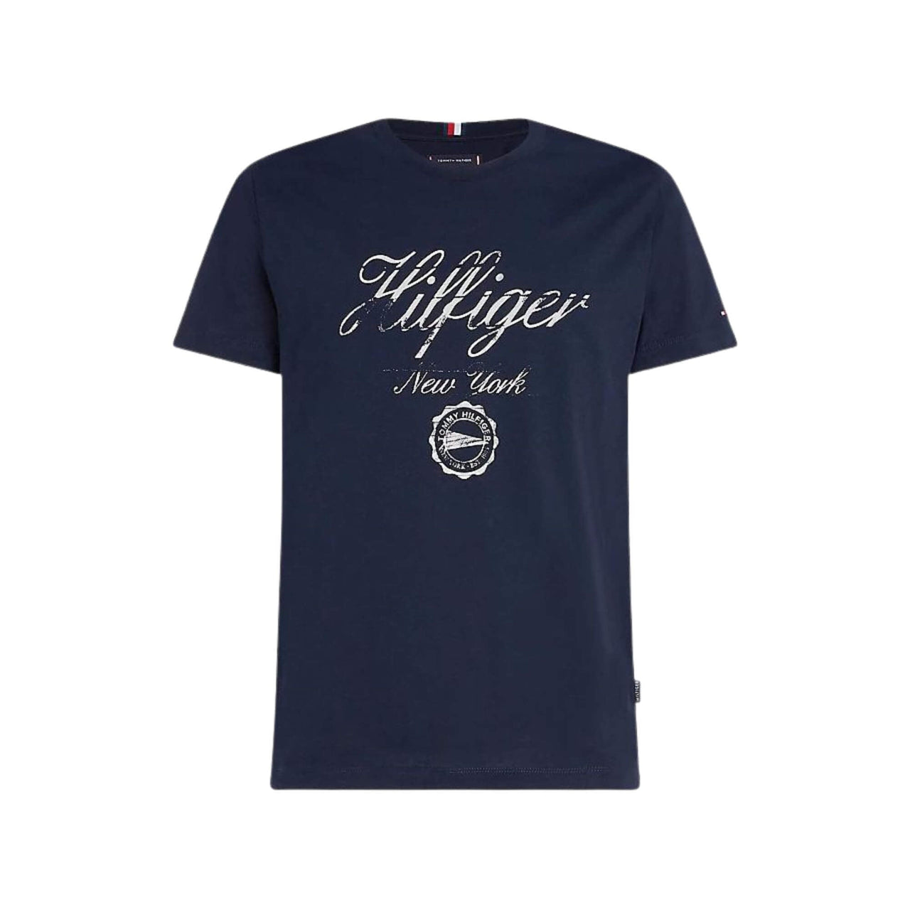 Mw0Mw30040Dw5 Camisetas Tommy Hilfiger Hombre Faded Script Print Tee