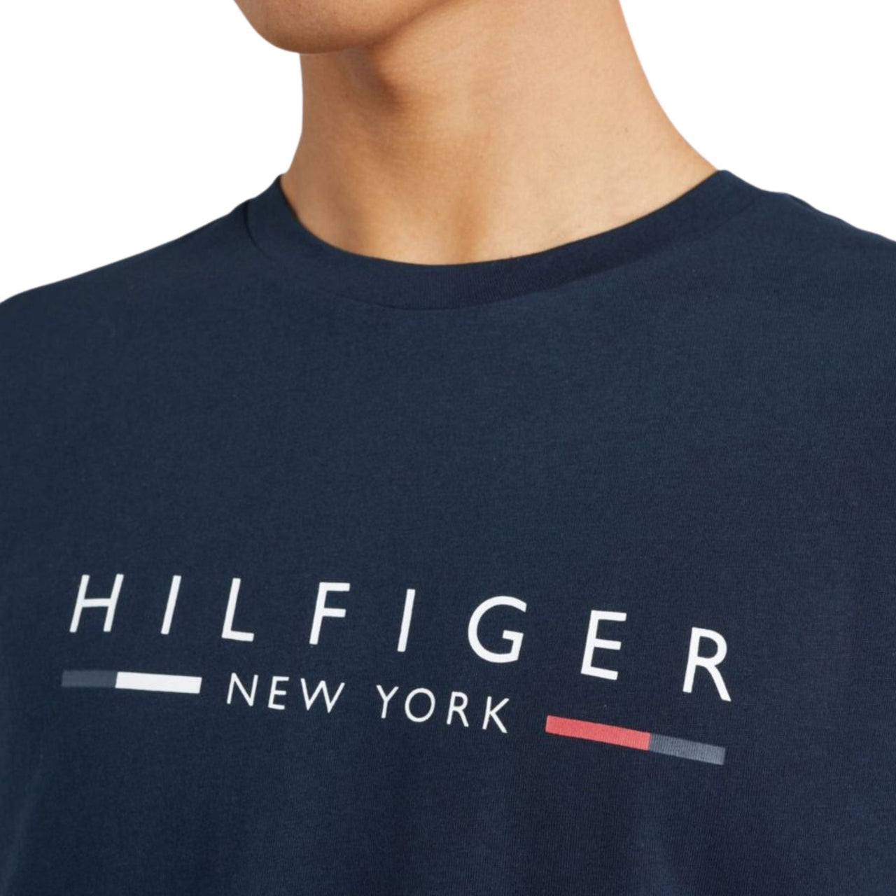 Mw0Mw29372Dw5 Camisetas Tommy Hilfiger Hombre Hilfiger New York Tee