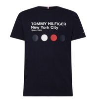 Thumbnail for Mw0Mw29389Dw5 Camisetas Tommy Hilfiger Hombre Metro Dot Graphic Tee