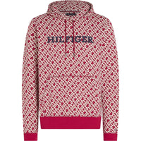 Thumbnail for Mw0Mw34186Xjv Sudaderas Tommy Hilfiger Hombre Aop Monogram Hoody