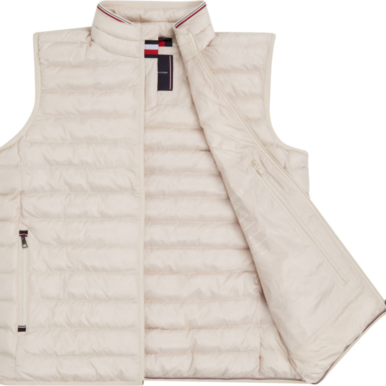 Mw0Mw18762Af4 Chalecos Tommy Hilfiger Hombre Packable Recycled Vest