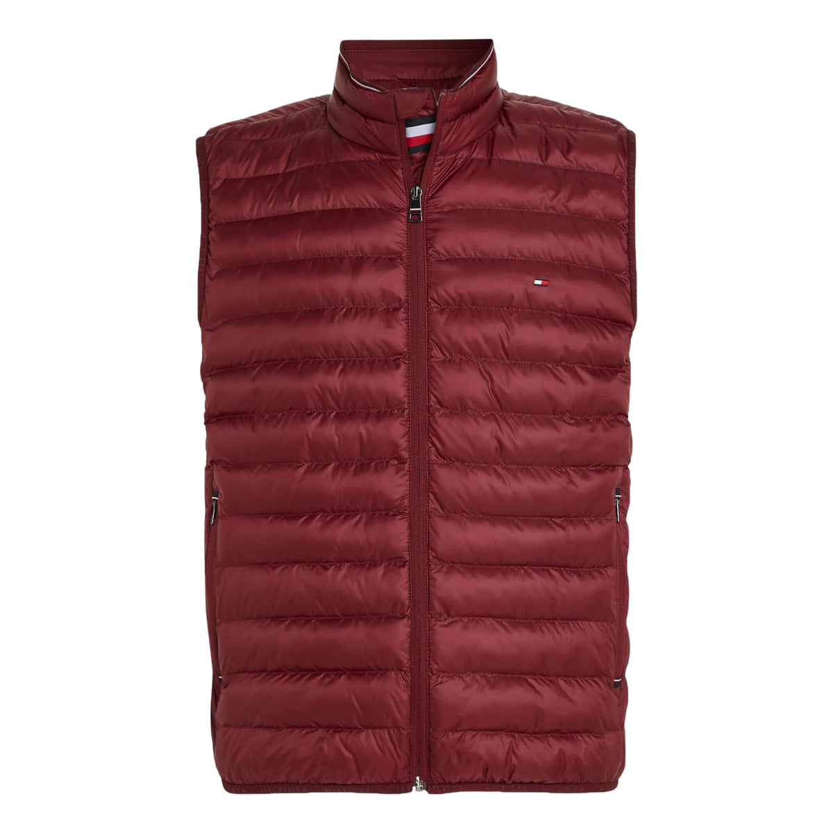 Chaleco Tommy Hilfiger Hombre Packable Reciclado - GRANATE · imagen 2