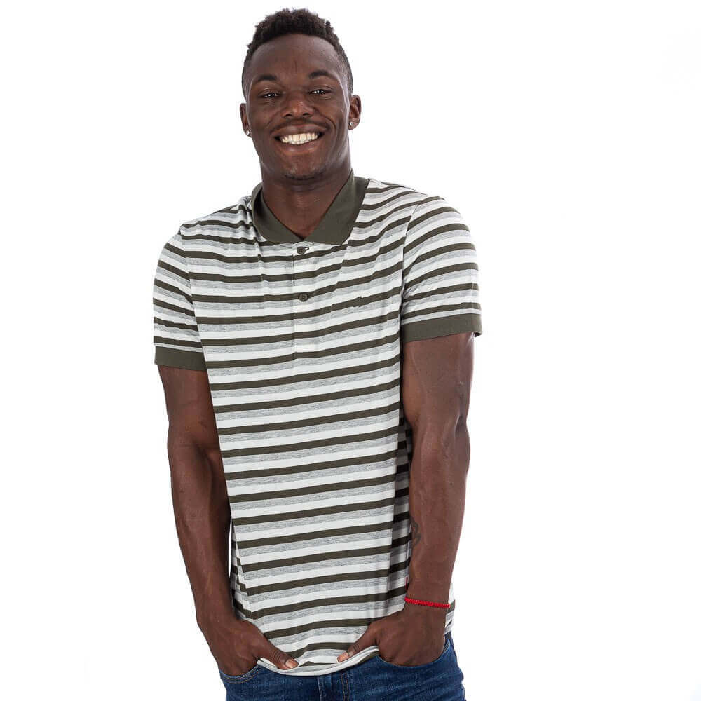 Camiseta Lacoste Hombre BORD-COTES MA FARINE/BAOBAB-A · imagen 1