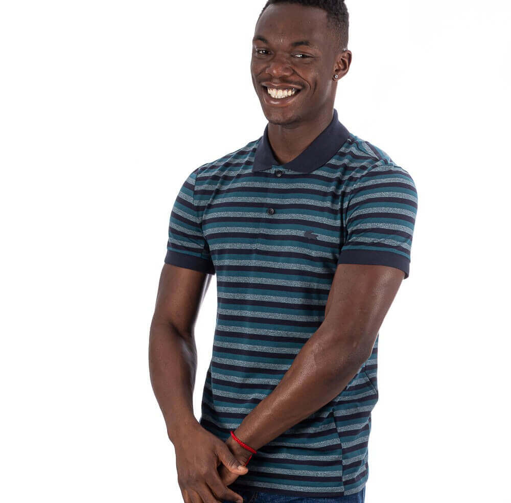 Camiseta Lacoste Hombre BORD-COTES MA SOMBRE/C · imagen 1