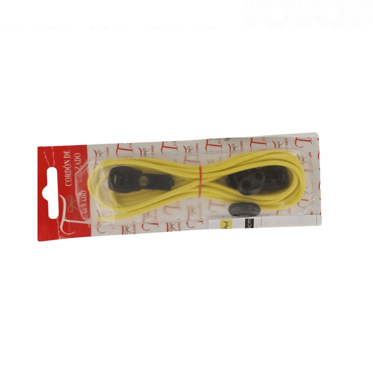 CORDONES ELASTICO+TENSOR Cordones elastico+tensor  amarillo ce6 100cm