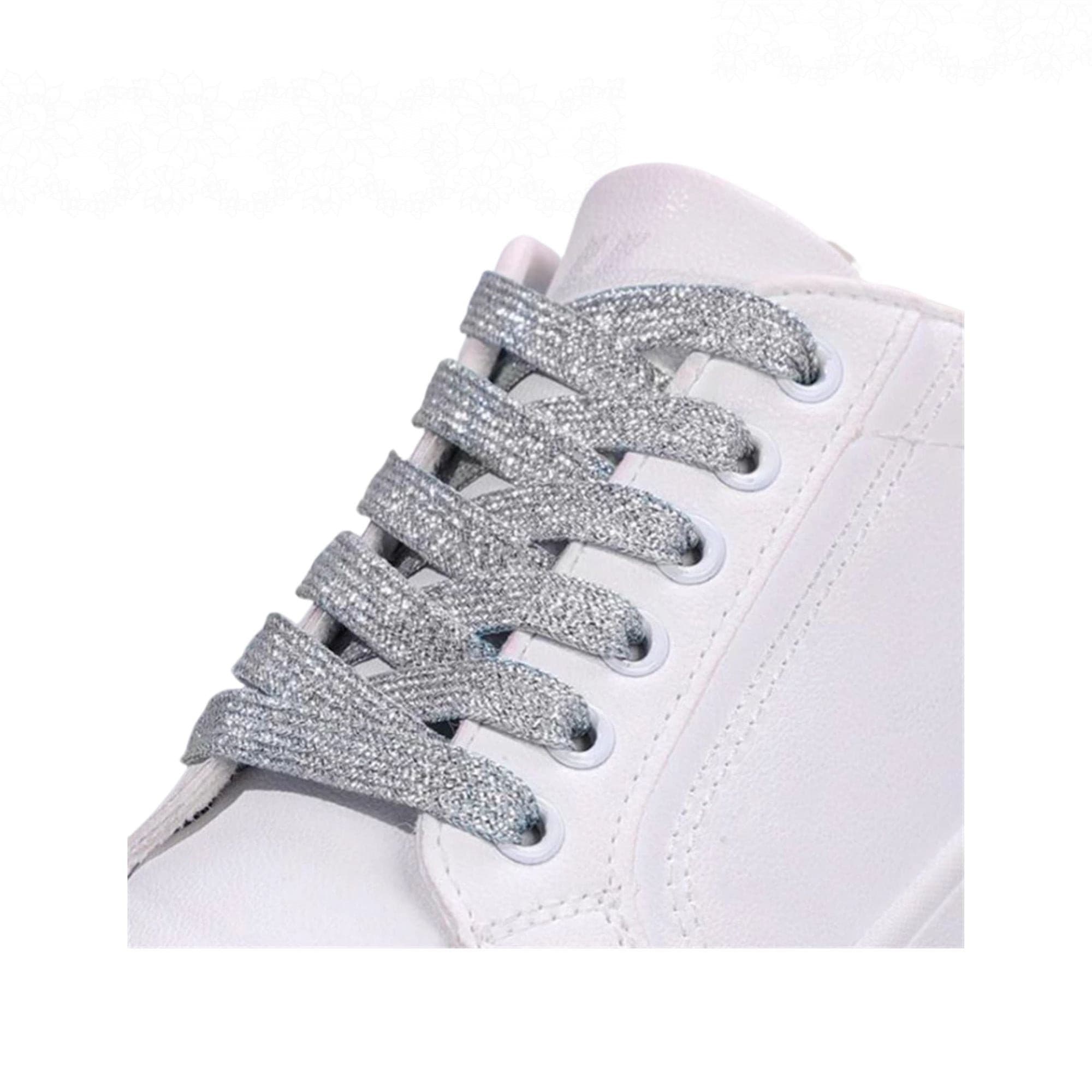 Gorra Cordones Planos Plateados Cordones Planos | Hache Laces · imagen 2