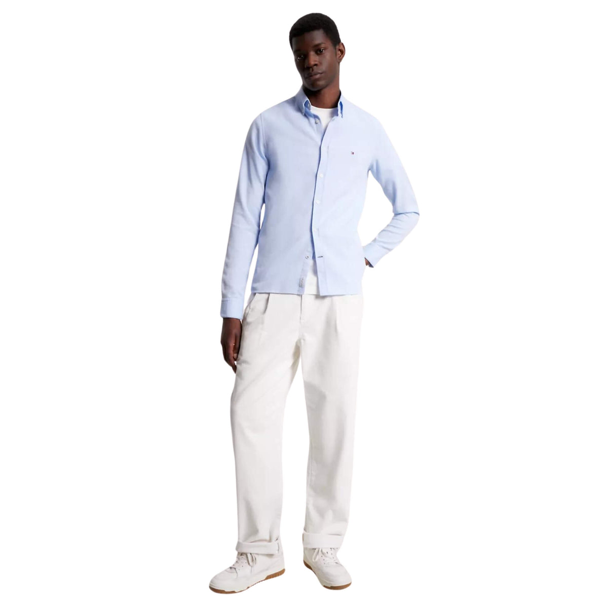 Camisa Tommy Hilfiger Hombre Brushed Dobby Slim Fit · imagen 9