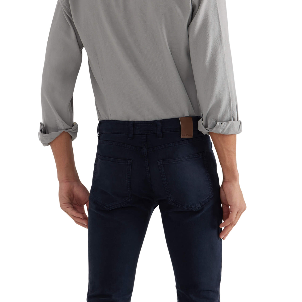 124872 Pantalones Silbon Hombre Sport Cinco Bolsillos Azul Marino