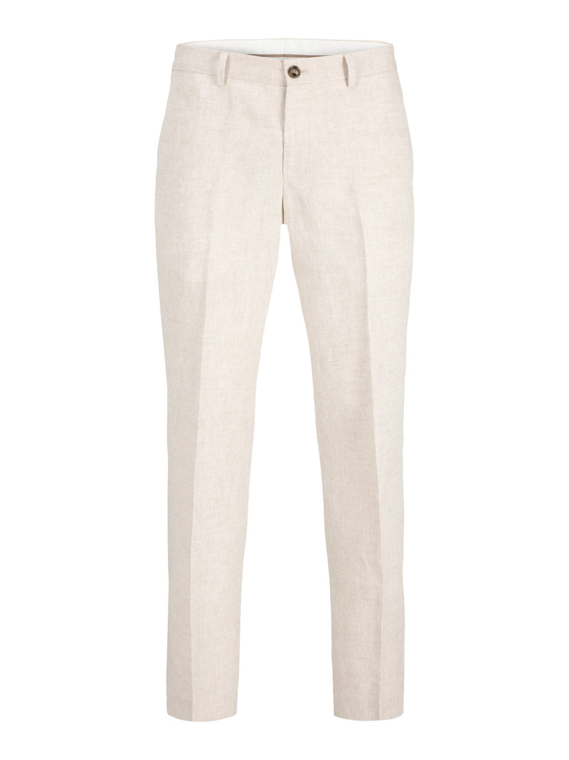 Pantalón Sastre Lino Slim Fit Ancient Scroll Jack & Jones Martin Lawrence Linen Trouser