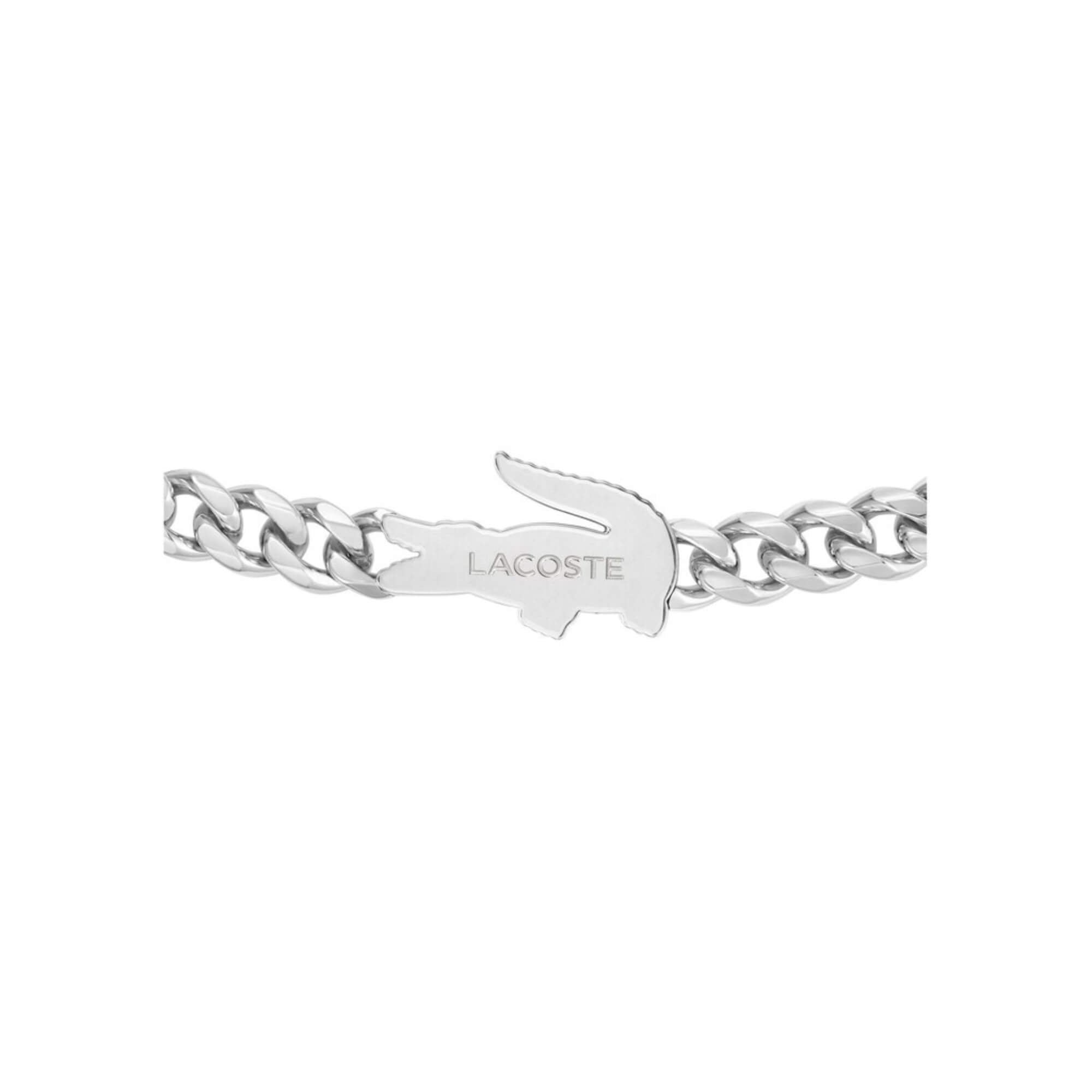 Bisuteria Lacoste Hombre Arthur 2040226 - Acero Plata · imagen 4