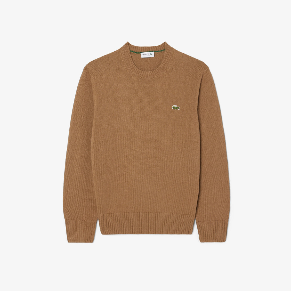 Jersey Lana Cardada Cuello Redondo Beige (Six Cookie) AH2916 | Lacoste · imagen 1
