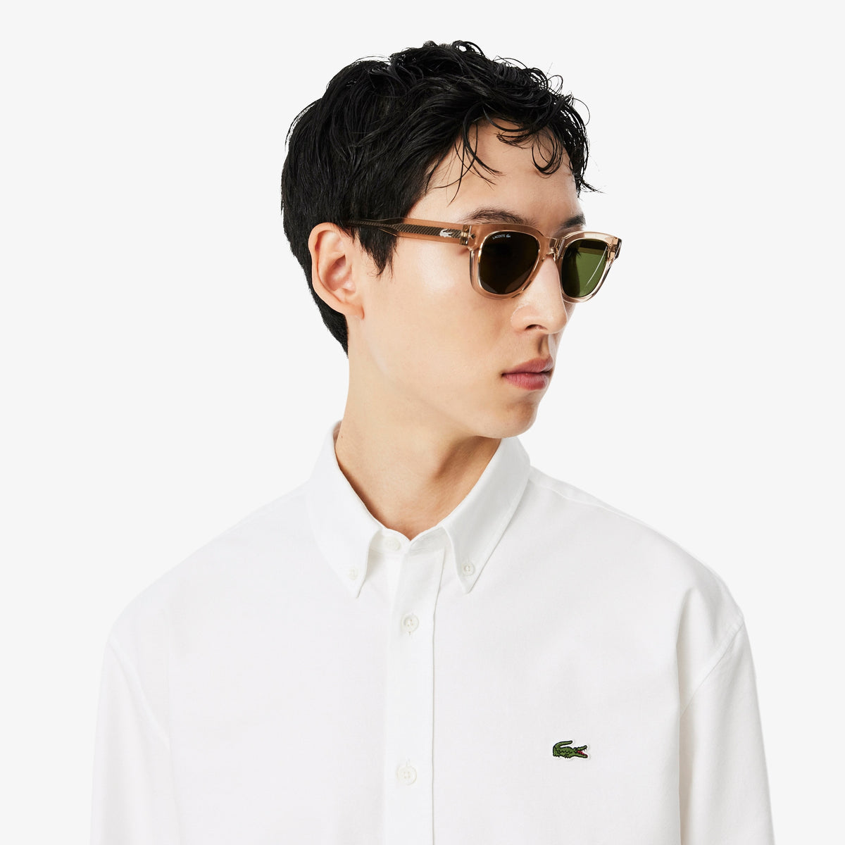 Camisa Oxford Regular Fit Blanco CH8800 | Lacoste · imagen 3