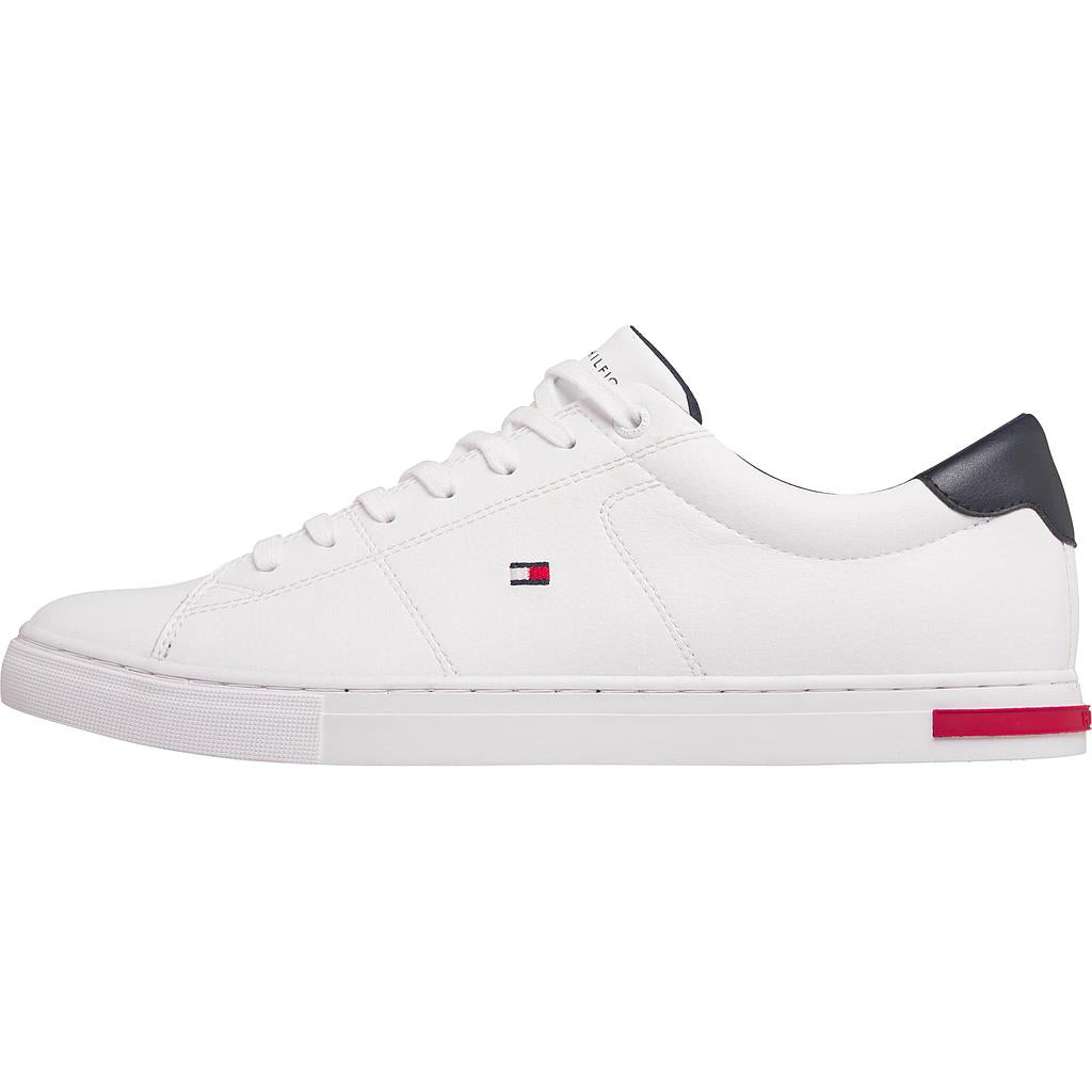 Zapatillas Tommy Hilfiger Hombre con Detalle de Cuero Elegante