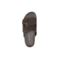 Thumbnail for FM0FM04085GT6 Chancla tommy elevated leather buckle sandal