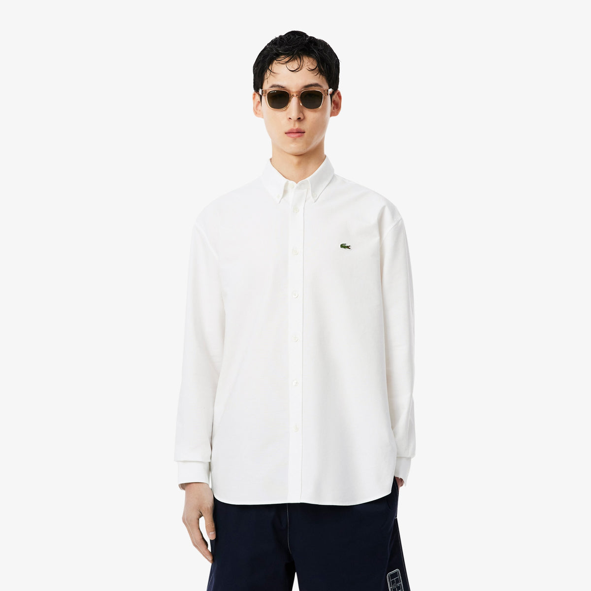 Camisa Oxford Regular Fit Blanco CH8800 | Lacoste · imagen 2