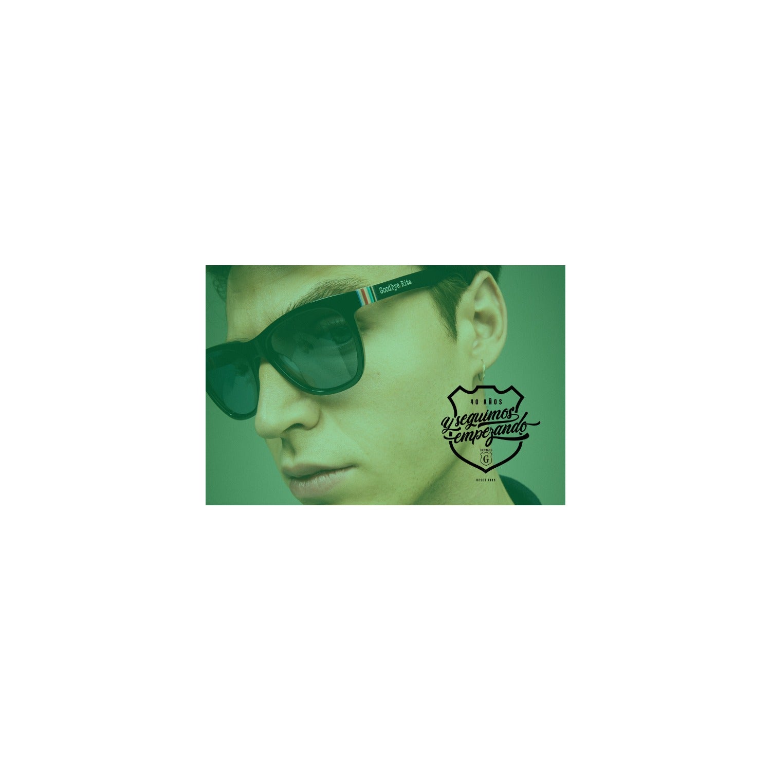 Gafas de sol Salto Mortal Hombres G Verde | Goodbye Rita · imagen 3