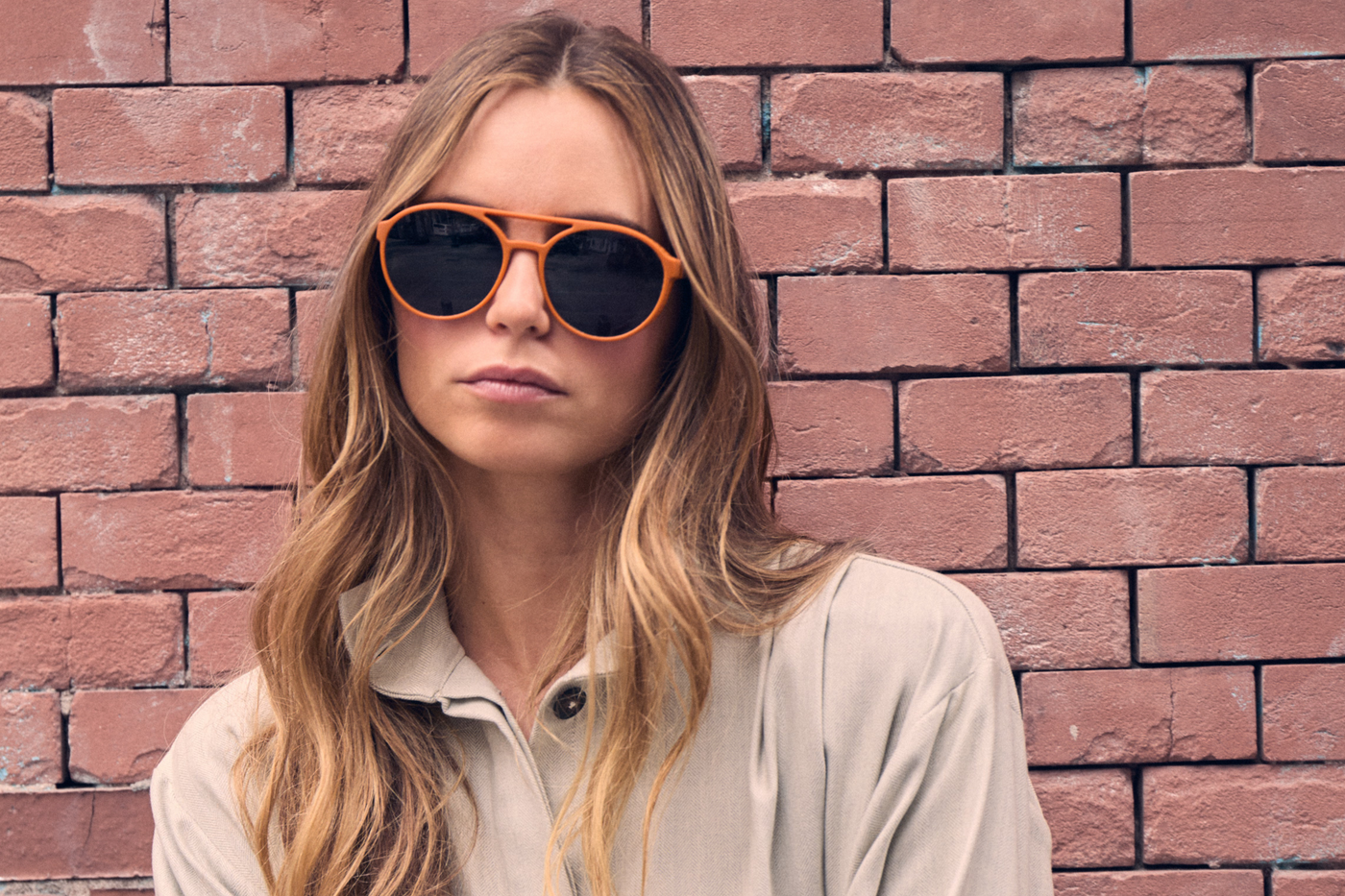 Gafas de sol Harlem Naranja | Goodbye Rita · imagen 2