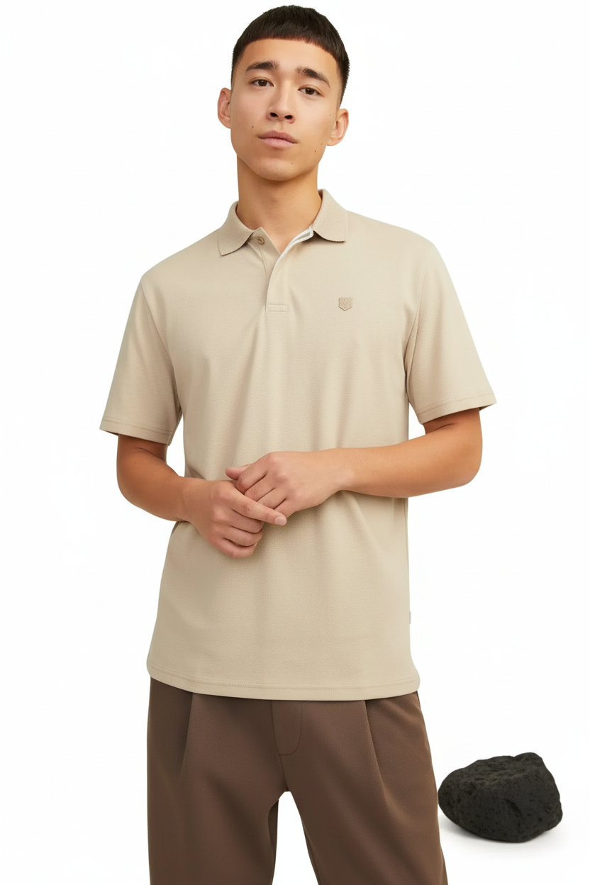 Polo Jprccrodney Ss | Jack & Jones · Beige Rosa · imagen 3