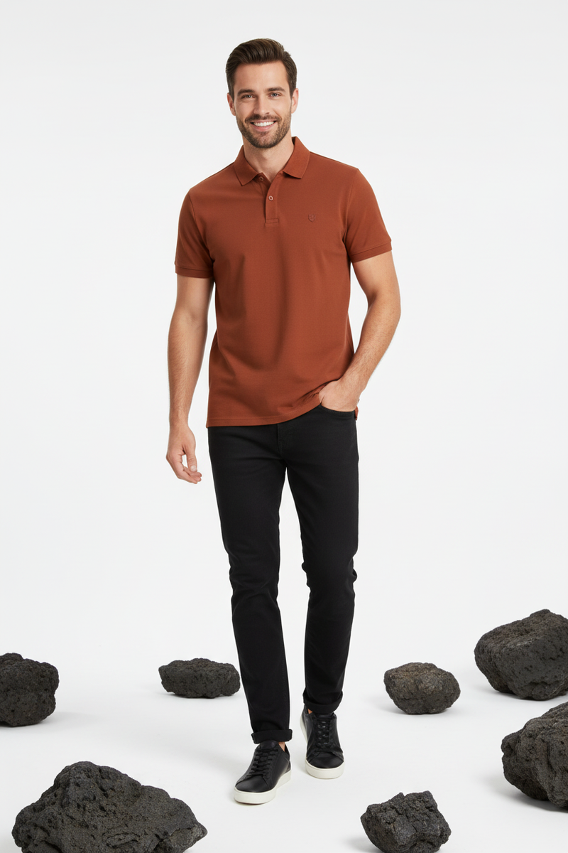 Polo Jprccrodney Ss | Jack & Jones · Negro Marron