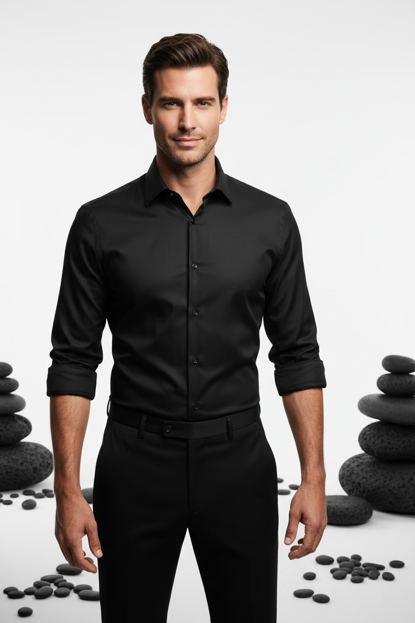 JACK and JONES Camisa Jjprparma Shirt Black | Jack & Jones · imagen 1
