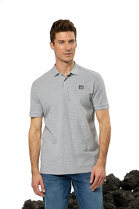 Thumbnail for 104140Grey Melange Polos Vinson Hombre Vin Polo Mike Men