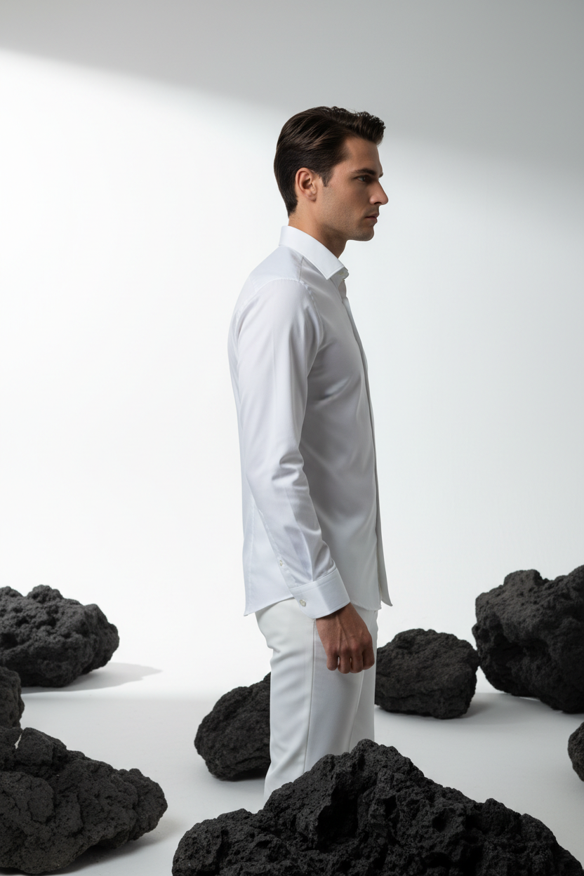 JACK and JONES Camisa Jprblaparker Shirt White | Jack & Jones · imagen 5