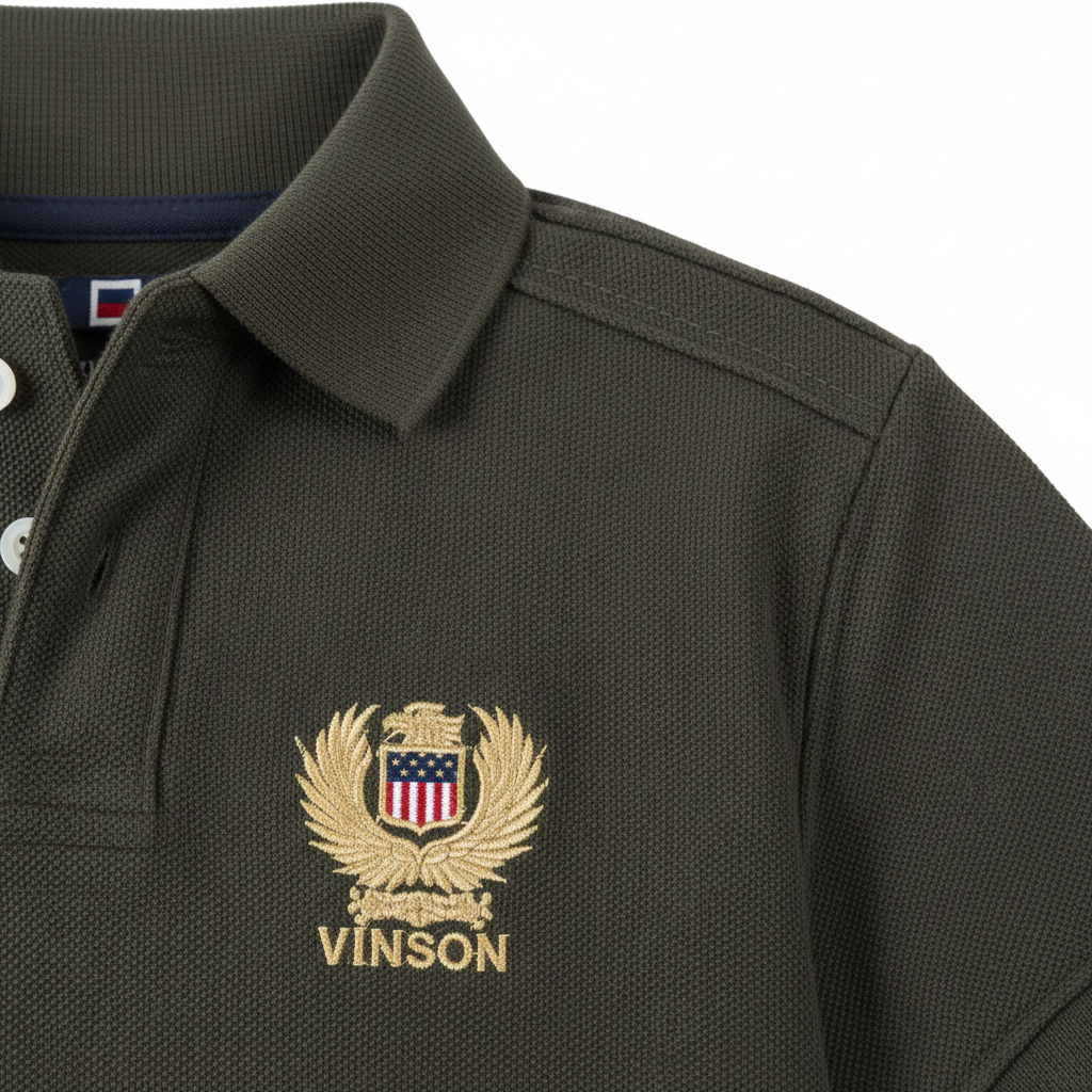 Polo Vinson Hombre Forest Night - Julio Algodón Premium