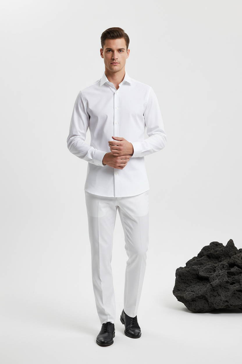 JACK and JONES Camisa Jprblaparker Shirt White | Jack & Jones · imagen 7