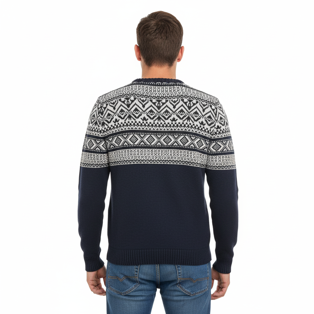 Jersey Jack & Jones Winter Knit Crew Neck Hombre - Punto Premium Invierno