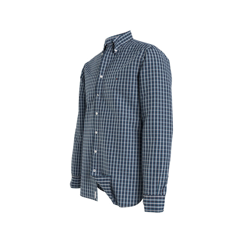 Camisa Tommy Hilfiger Hombre Flex Mini Tartan Regular Fit